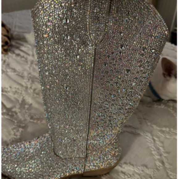 Madden Girl Women's Redford Rhinestone Western Boots ONE PAIR LEFT **LAST PAIR** - Picture 13 of 13